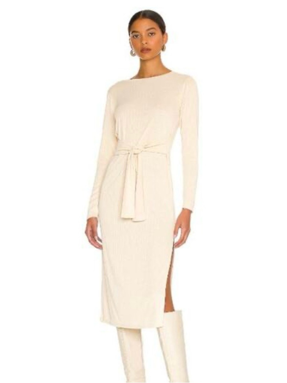 BB Dakota Tie-Waist Midi Dress